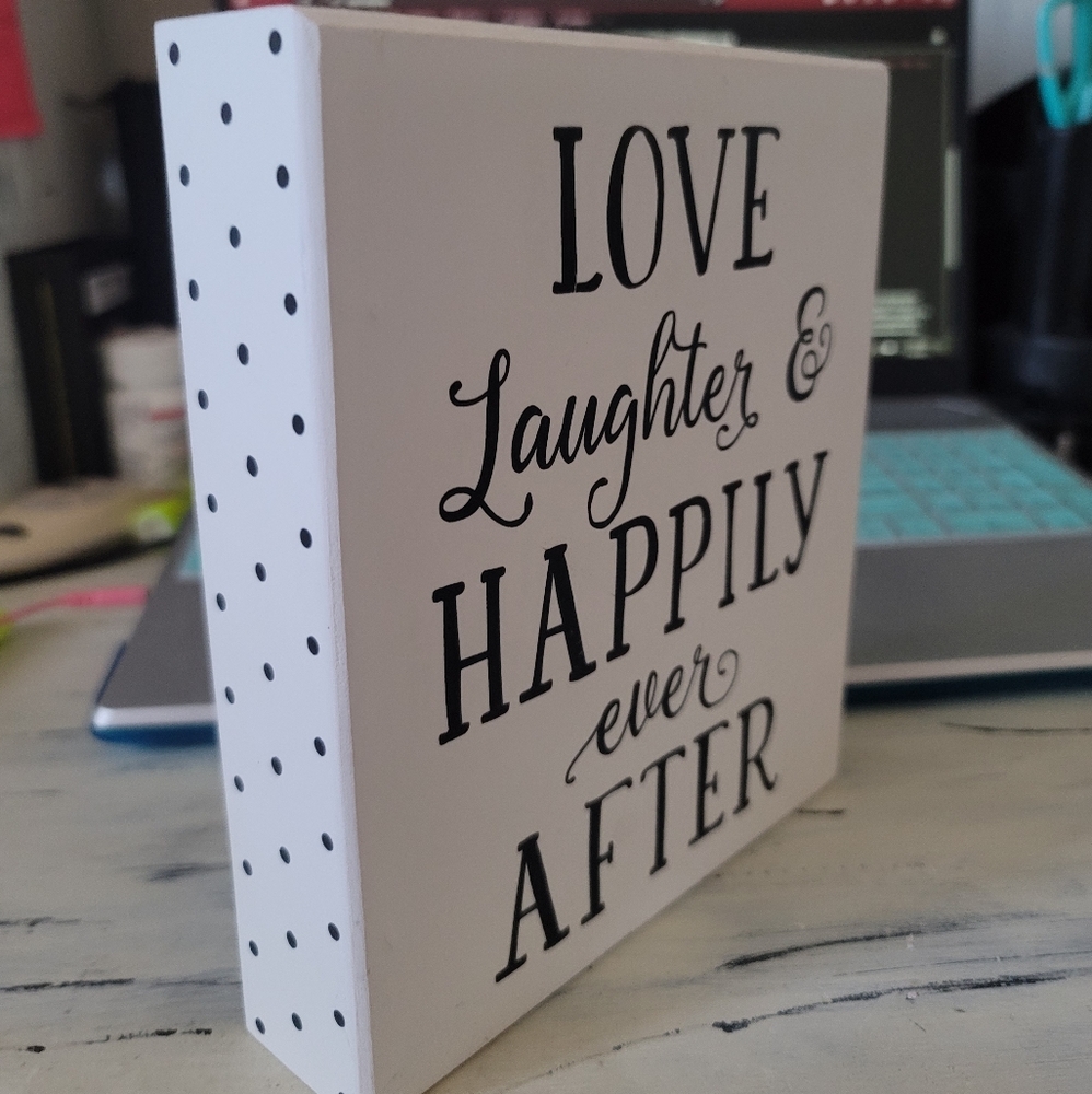 Wood sign decor